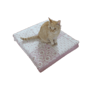 Honden- kattenkussen bloemetjesmotief