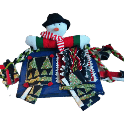 .Snuffelkleedje sneeuwpop