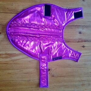 Dekje fel glansroze (S)