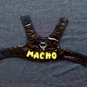 Tuigje Reu S/M zwart-glimmend macho