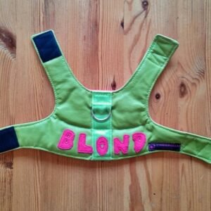 Tuigje S - groen met BLOND in roze