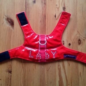 Tuigje S - rood glimmend + LADY/strass