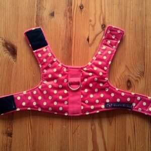 Tuigje S - roze met witte noppen