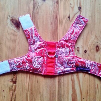 Tuigje S - roze/zilver glitter bloemmotief