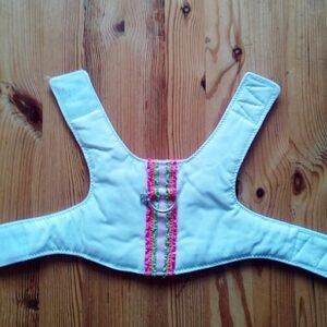 Tuigje S - wit nepleer met middenrand wit/groen