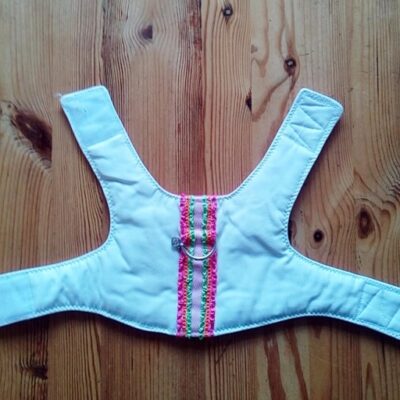 Tuigje S - wit nepleer met middenrand wit/groen