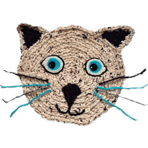 Kattenmatje ecru S/M