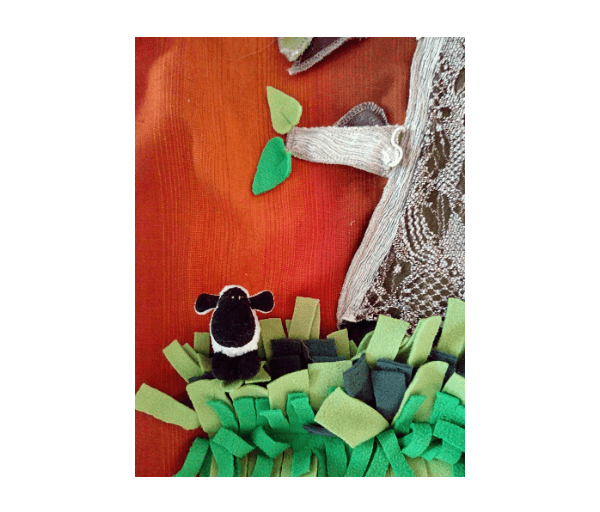 ..Schilderij-snuffelkleed berkenboom B - Afbeelding 3