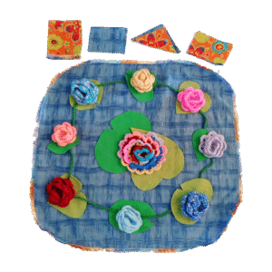 .Kleed fleurige waterlelies B