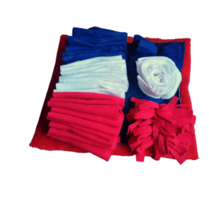 .Snuffelmat rood-wit-blauw