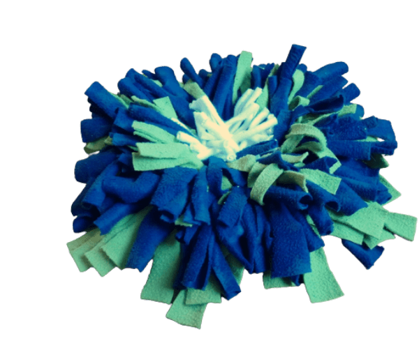Snuffelmat groen-blauw-wit M