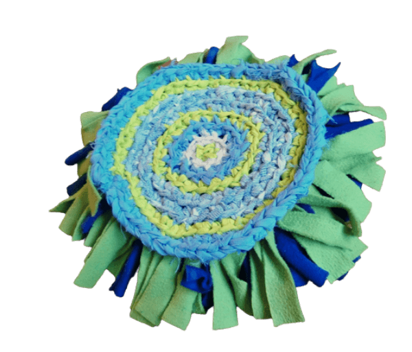 Snuffelmat groen-blauw-wit M - Afbeelding 3