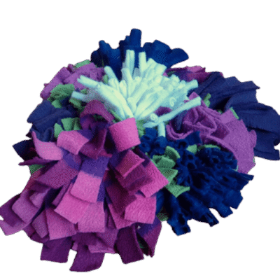 Snuffelmat wit-roze-paars-blauw-groen S/M