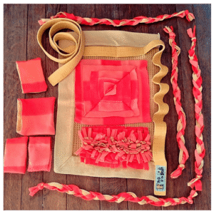 Snuffelkleed (extra sterk) oranje-geel