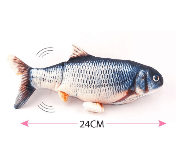 Bewegende Kroeskarper Kattenspeeltje Vis - Afbeelding 4