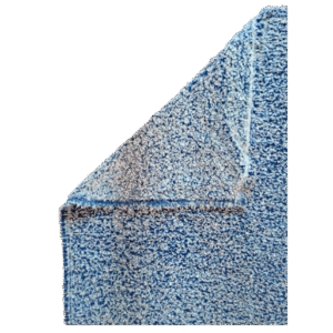 Kleed/plaid blauw-wit gemeleerd