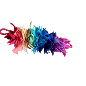 Harmonica-snaffel driehoekjes regenboog S