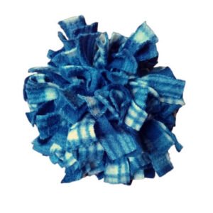 Snuffelbal repen blauw-wit geruit