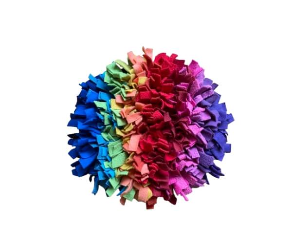 Snuffelmat regenboogkleuren S/M