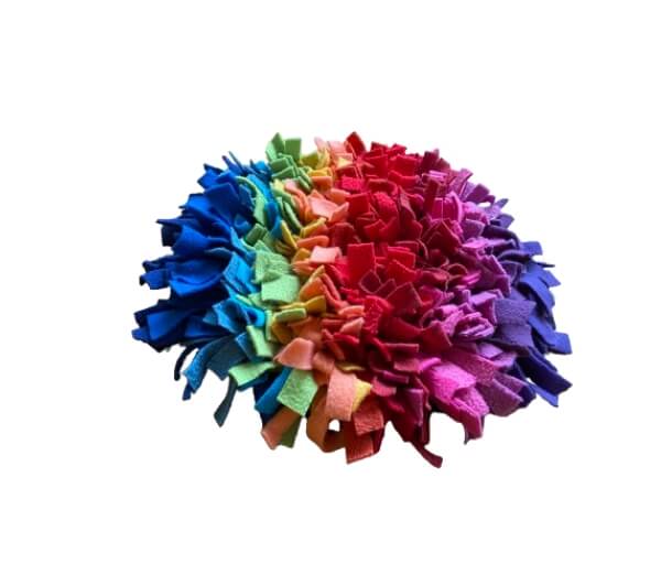 Snuffelmat regenboogkleuren S/M - Afbeelding 2