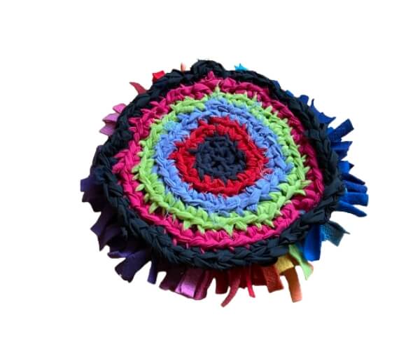 Snuffelmat regenboogkleuren S/M - Afbeelding 3