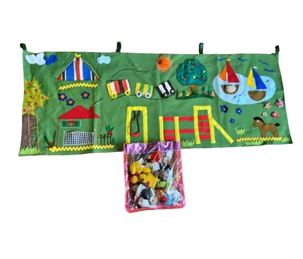 Wandkleed uitgebreid met 25 speelpoppetjes - Afbeelding 6