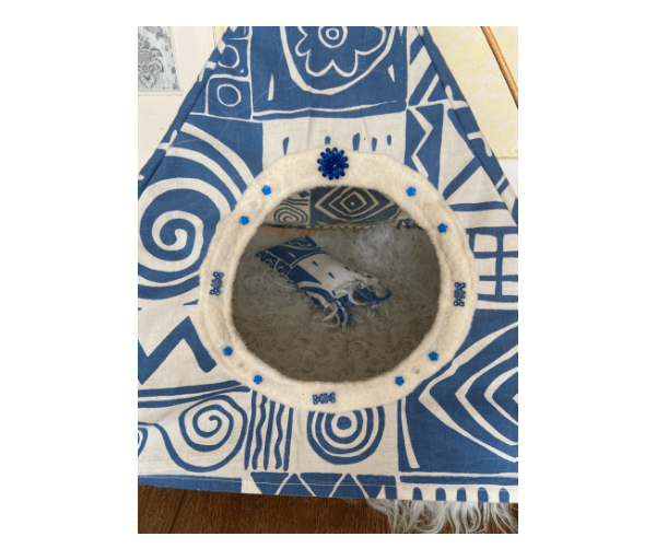 .Tipi blauw A voor kat of klein hondje - Afbeelding 8