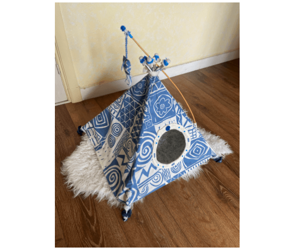 .Tipi blauw A voor kat of klein hondje - Afbeelding 7