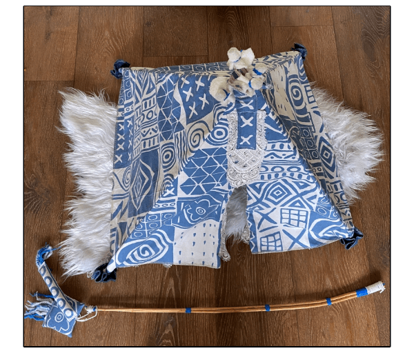 .Tipi blauw B voor kat of klein hondje - Afbeelding 3