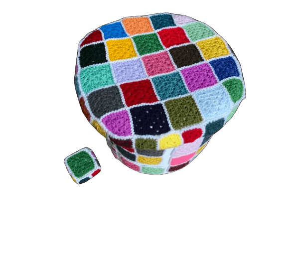 Kattenhutje wit gekleurd XL - Afbeelding 6