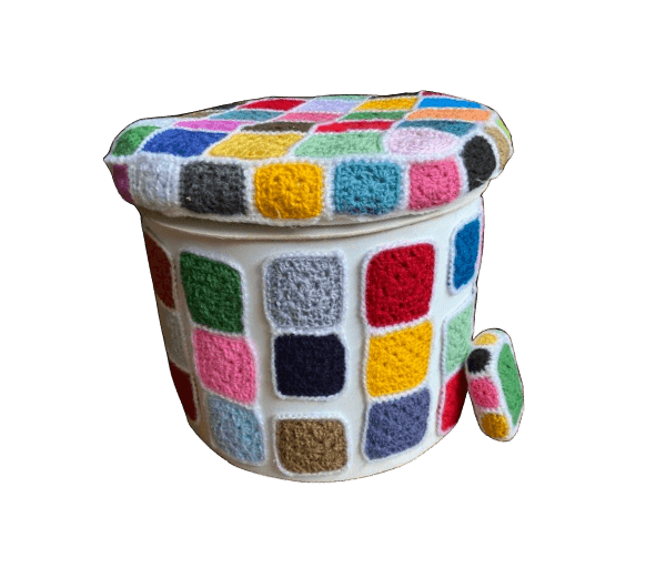 Kattenhutje wit gekleurd XL - Afbeelding 3