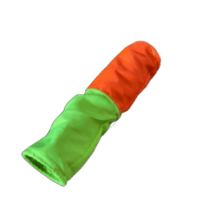 Hamster speeltunnel fluorgroen/oranje