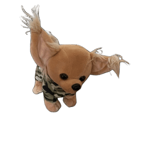 Chihuahua met camouflagejasje