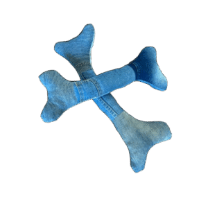 Hondenspeeltjes Spijkerstofbotten L