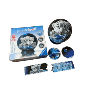 Puzzelbal 3D witte tijgers (270 stukjes)