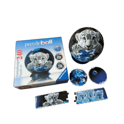 Puzzelbal 3D witte tijgers (270 stukjes)