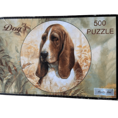 Puzzel rond Basset hond (500 stukjes)
