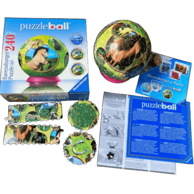 Puzzelbal 3D puzzel paarden (269 stukjes)