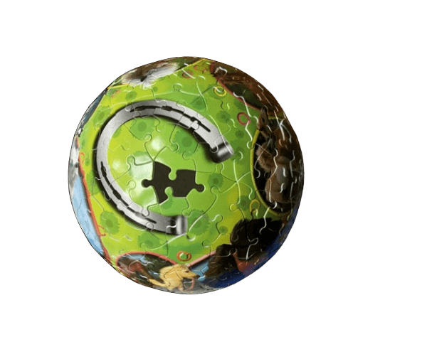 Puzzelbal 3D puzzel paarden (269 stukjes) - Afbeelding 3