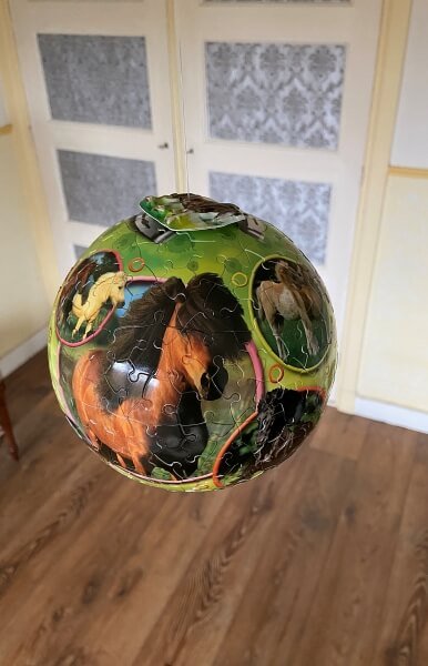 Puzzelbal 3D puzzel paarden (269 stukjes) - Afbeelding 5