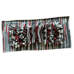 Snuffelmat grijs/ecru/roodbruin langwerpig