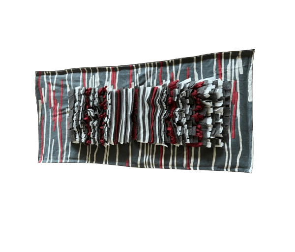 Snuffelmat grijs/ecru/roodbruin langwerpig - Afbeelding 3