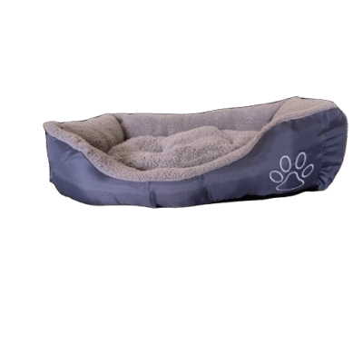 Mand grijs/beige met pootafdruk