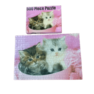 Puzzel 2 kittens in doosje (500 stukjes)