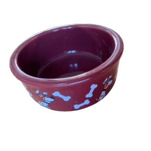 Bruinrode stenen voerschaal