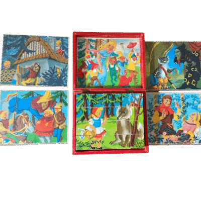 Puzzel vintage sprookjes Hermann Eichhorn 6in1 (20 blokken)