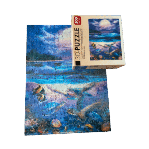 Puzzel 3D  Schildpadden in zee (500 stukjes)