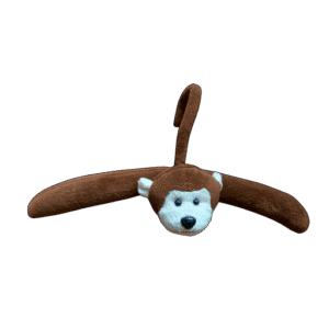 Kleerhangertje pluche apenkopje